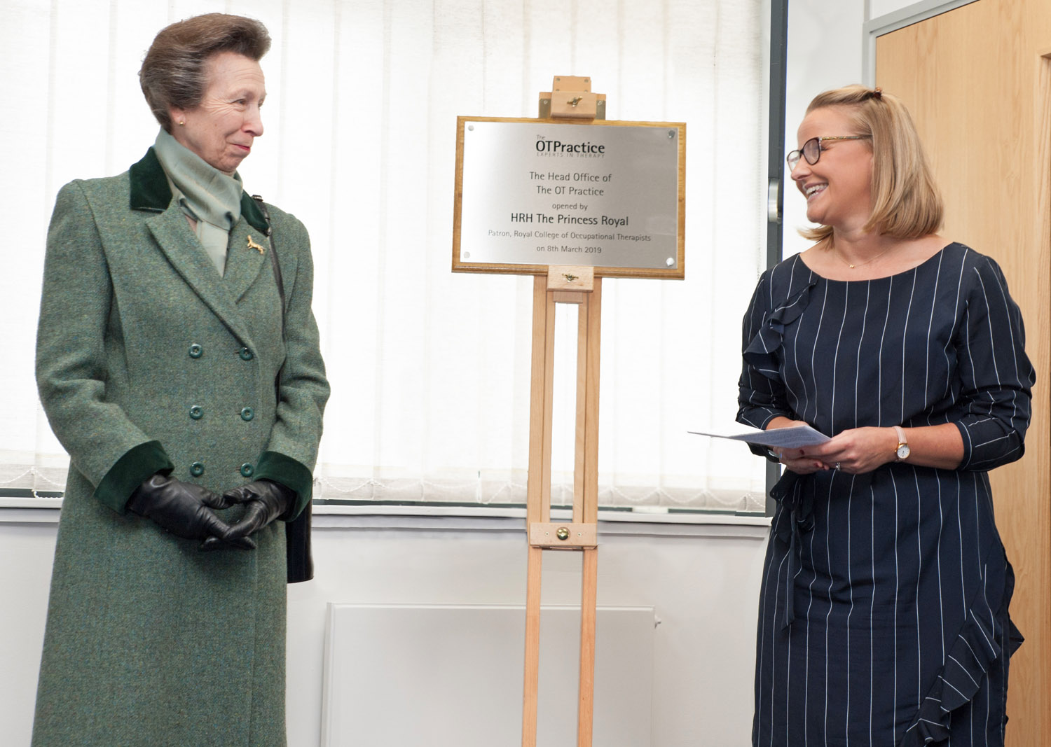 Unveiling the plaque